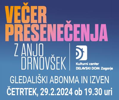 Vecer presenecenja z anjo Drnovšek-